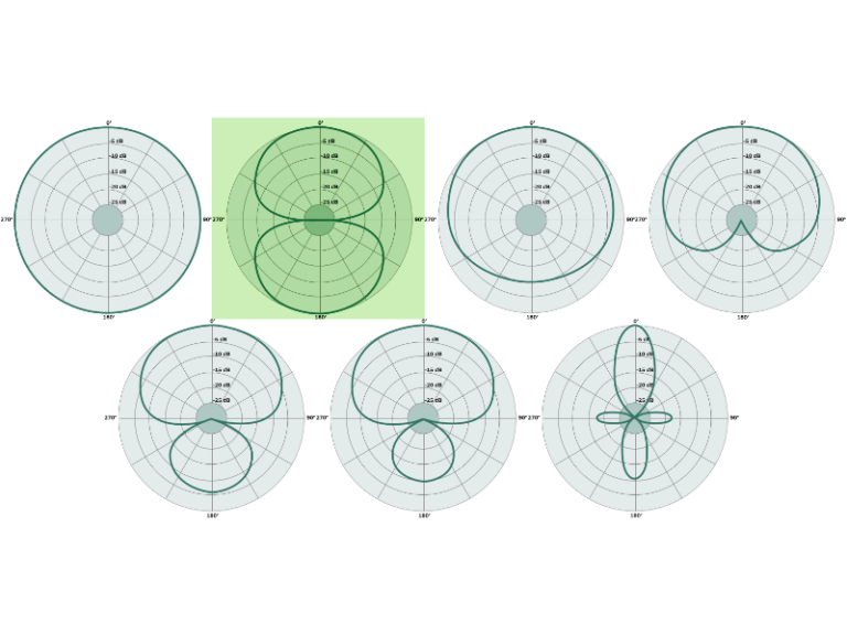 Microphone polar patterns explained Bidirectional